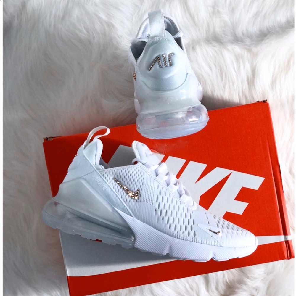⚡️Custom Nike Air Max 270 Shoes (White)⚡️ - Picture 2 of 6